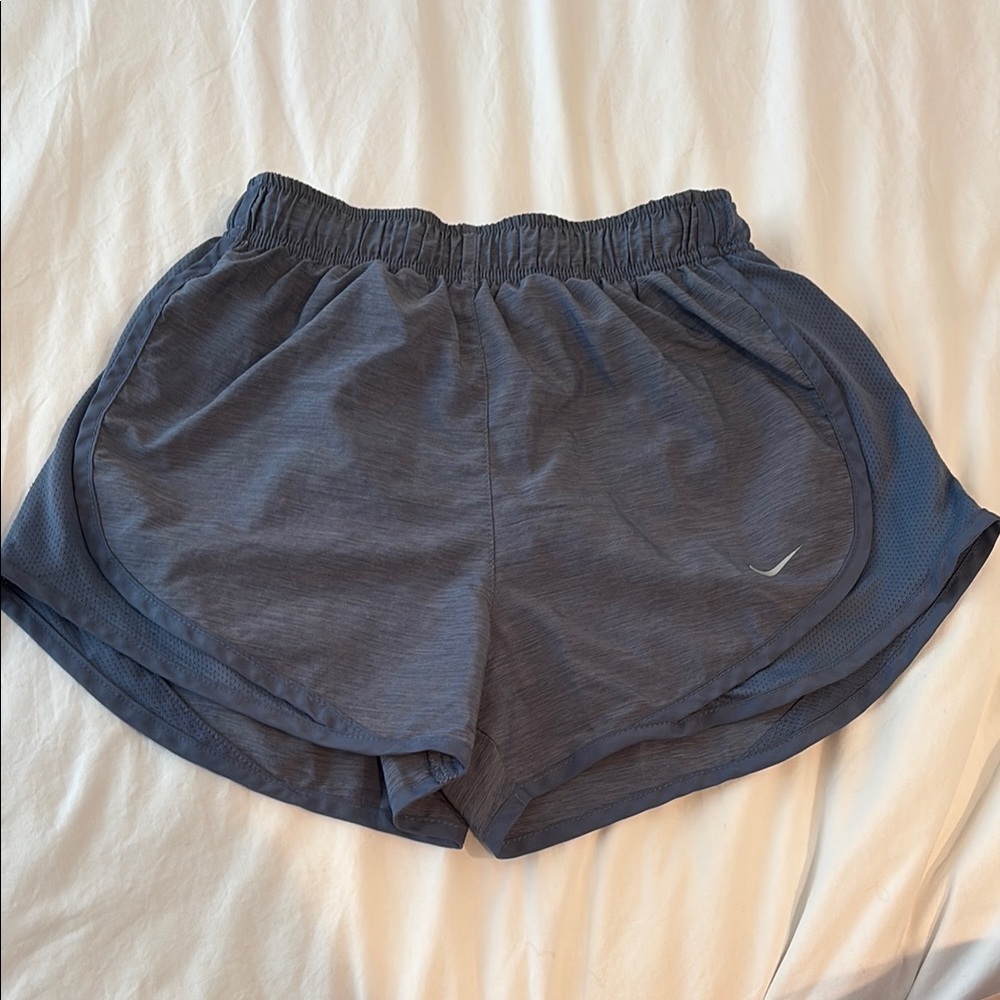 Girls Gray/blue Nike Shorts